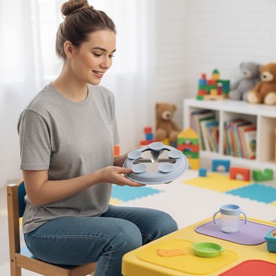 Assiette bébé ventouse | SecurEat - LindadiegoShop