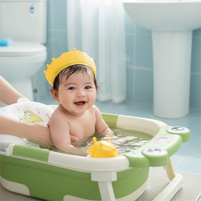 Baignoire bébé pliable | Ergonomique - bebetrucs