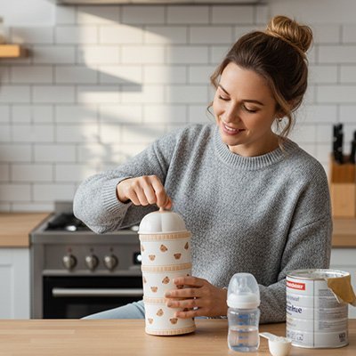 Boite doseuse lait | Nomad'Baby - LindadiegoShop