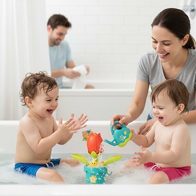 Jouet baignoire bebe | Splash Coloré - bebetrucs