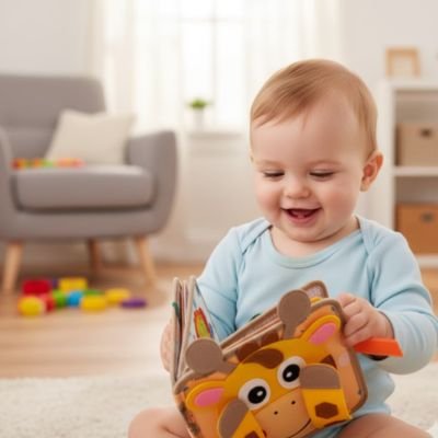 Livre bébé en tissus | Éveil Sensoriel - LindadiegoShop