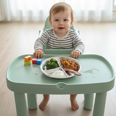 Assiette bébé ventouse | SecurEat - LindadiegoShop