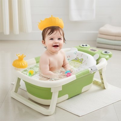 Baignoire bébé pliable | Ergonomique - bebetrucs