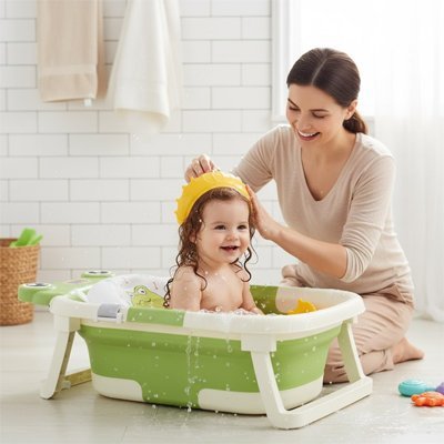 Baignoire bébé pliable | Ergonomique - bebetrucs