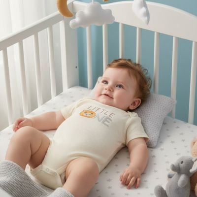 Body bébé garçon en coton bio | Douceur Naturelle - LindadiegoShop