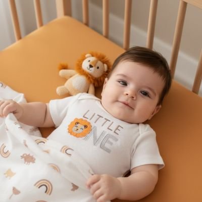 Body bébé garçon en coton bio | Douceur Naturelle - LindadiegoShop