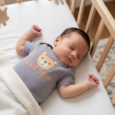 Body bébé garçon en coton bio | Douceur Naturelle - LindadiegoShop