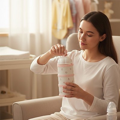 Boite doseuse lait | Nomad'Baby - LindadiegoShop