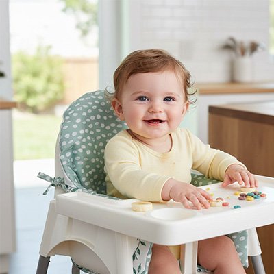Coussin chaise haute | Ultra Confort Bébé - bebetrucs