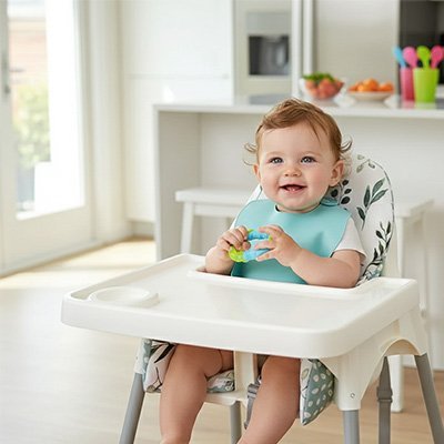 Coussin chaise haute | Ultra Confort Bébé - bebetrucs
