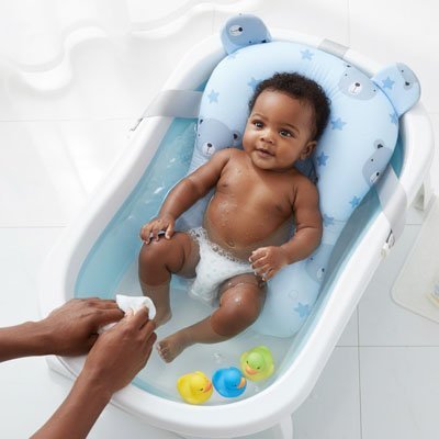 Coussin de bain bébé | Sécurisoft - bebetrucs