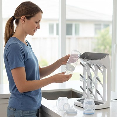 Egouttoir biberon compact | Design 12 biberons - LindadiegoShop