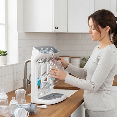 Egouttoir biberon compact | Design 12 biberons - LindadiegoShop