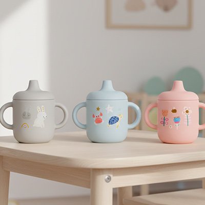 Gobelet bébé antifuite | Apprentissage autonomie - bebetrucs