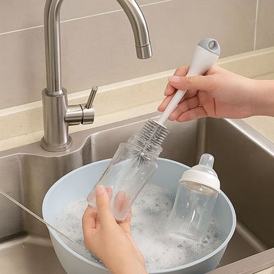 Goupillon biberon | Ergonomique - LindadiegoShop