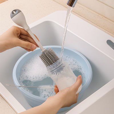 Goupillon biberon | Ergonomique - LindadiegoShop