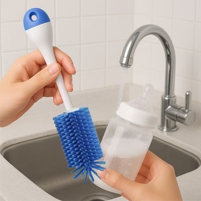 Goupillon biberon | Ergonomique - LindadiegoShop