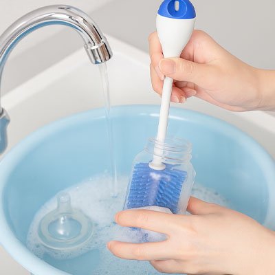 Goupillon biberon | Ergonomique - LindadiegoShop