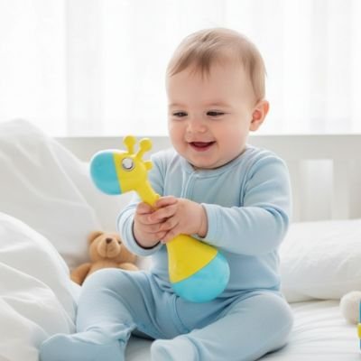 Hochet bébé sensoriel | Éveil des sens - bebetrucs