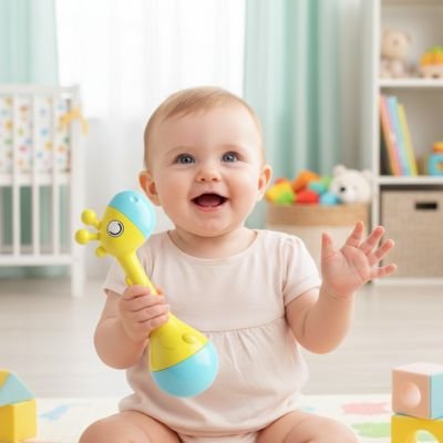 Hochet bébé sensoriel | Éveil des sens - bebetrucs