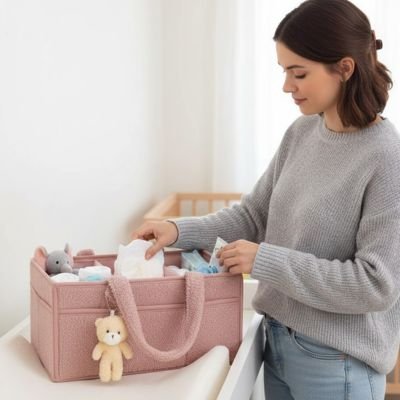 Panier rangement bébé | Élégance Pratique - LindadiegoShop
