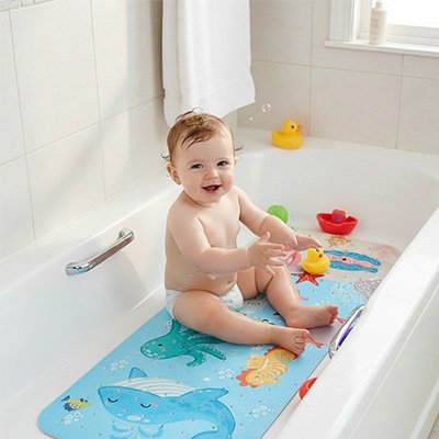 Tapis de bain bebe 