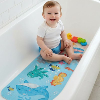 Tapis de bain bebe 