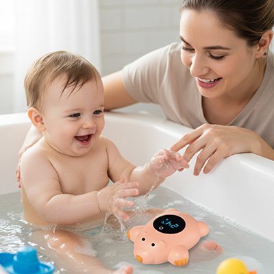 Thermomètre bain bébé | Sécurité Précise - bebetrucs