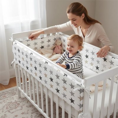 Tour de lit bébé | Protection douillette - bebetrucs